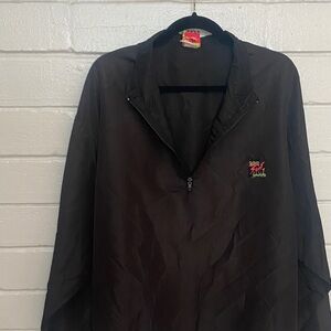 Black Windbreaker Jacket